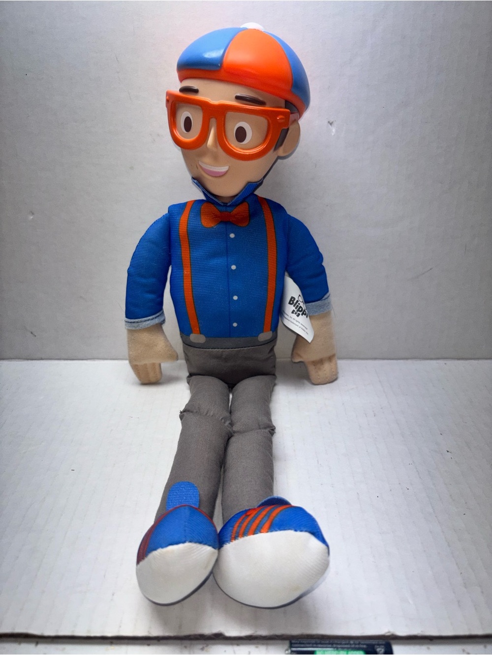 Blippi My Buddy 16" Talking Doll Plush Toy with Soft Body Works